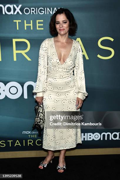 Parker Posey attends HBO Max's "The Staircase" New York Premiere at Museum of Modern Art on May 03, 2022 in New York City.