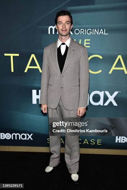 Patrick Schwarzenegger attends HBO Max's "The Staircase" New York Premiere at Museum of Modern Art on May 03, 2022 in New York City.