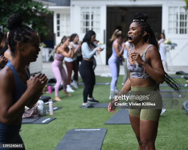 Deja Riley attends Nourish: Mind and Body for Women, presented by MyFitnessPal in celebration of Women's Health Month at Lombardi House on May 03,...
