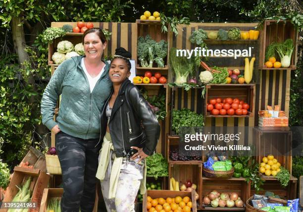 At MyFitnessPal Katie Keil and Deja Riley attends Nourish: Mind and Body for Women, presented by MyFitnessPal in celebration of Women's Health Month...