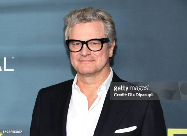 Colin Firth attends HBO Max's "The Staircase" New York Premiere at Museum of Modern Art on May 03, 2022 in New York City.