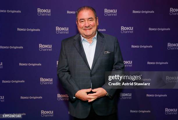 Emeril Lagasse attends Roku Newfront 2022 on May 03, 2022 at The Press Lounge in New York City.