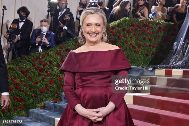 Hillary Rodham Clinton attends "In America: An Anthology of Fashion," the 2022 Costume Institute Benefit at The Metropolitan Museum of Art on May 02,...
