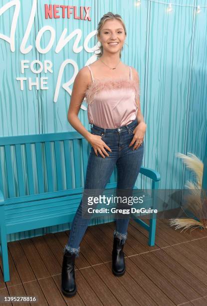 Kayla Bundy attends the Netflix Premiere Of "Along For The Ride" at The Bay Theater on May 03, 2022 in Pacific Palisades, California.