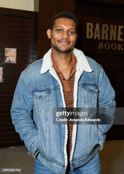 Actor Shane Paul McGhie attends the book signing for author and screenwriter Anna Todd's new book "After: The Graphic Novel" at Barnes & Noble at The...