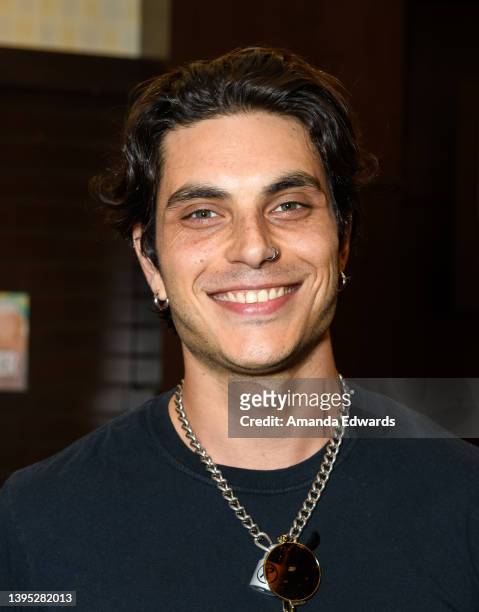 Actor Samuel Larsen attends the book signing for author and screenwriter Anna Todd's new book "After: The Graphic Novel" at Barnes & Noble at The...