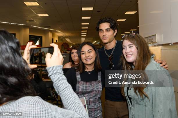 Actor Samuel Larsen attends the book signing for author and screenwriter Anna Todd's new book "After: The Graphic Novel" at Barnes & Noble at The...