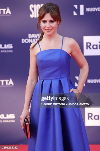 Maura Delpero attends the 67th David Di Donatello red carpet on May 03, 2022 in Rome, Italy.