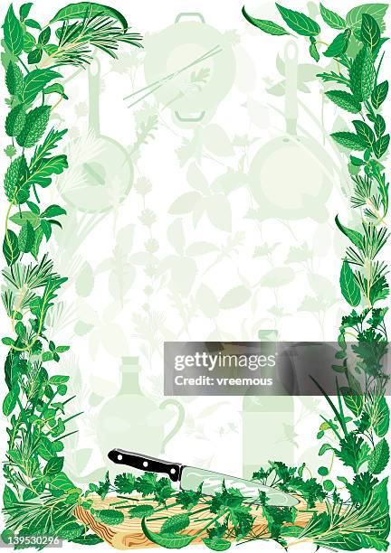 herbs - chiave stock illustrations