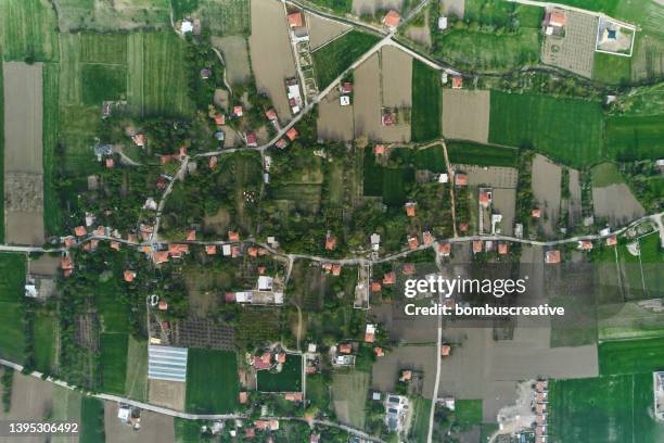 aerial view of a typical suburb in city - canberra nature stock pictures, royalty-free photos & images