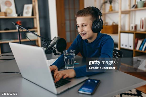 Child Recording 1,212 Child Recording Studio Stock Photos, High-Res Pictures, and ...