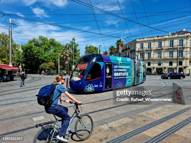 montpellier city life - montpellier stockfoto's en -beelden