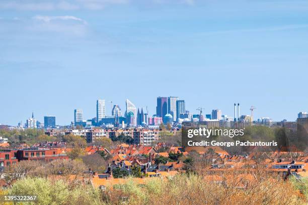 overview of the hague, holland - la haya fotografías e imágenes de stock