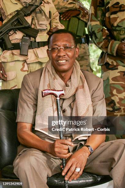 Le Président Idriss Deby Itno du Tchad assiste à une manifestation pour la Paix organisée par le Parti gouvernemental MPS.