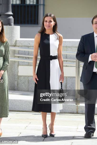 Queen Letizia of Spain attends the 'Reina Letizia 202' awards at the Asamblea de Extremadura on May 04, 2022 in Merida, Spain.