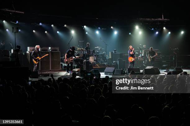 Guitarist Mike McCready, multi-instrumentalist Josh Klinghoffer, bassist Jeff Ament, drummer Matt Cameron, singer, songwriter and guitarist Eddie...