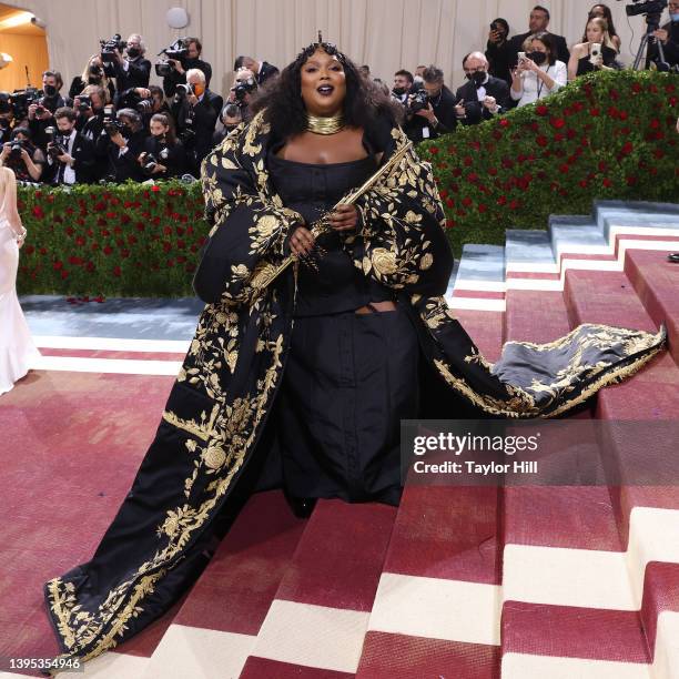 Lizzo attends "In America: An Anthology of Fashion," the 2022 Costume Institute Benefit at The Metropolitan Museum of Art on May 02, 2022 in New York...