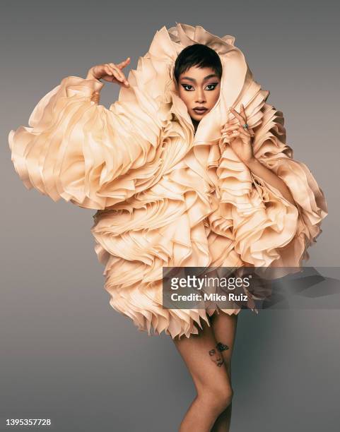 Actress Tati Gabrielle is photographed for MOD Magazine on October 6, 2021 in New Jersey.