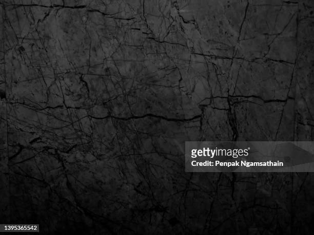 dark black​ stone wall texture​ material​background​ - black stone background imagens e fotografias de stock