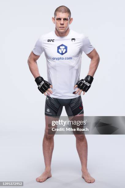 Joe Lauzon poses for a portrait during a UFC photo session on May 4, 2022 in Phoenix, Arizona.