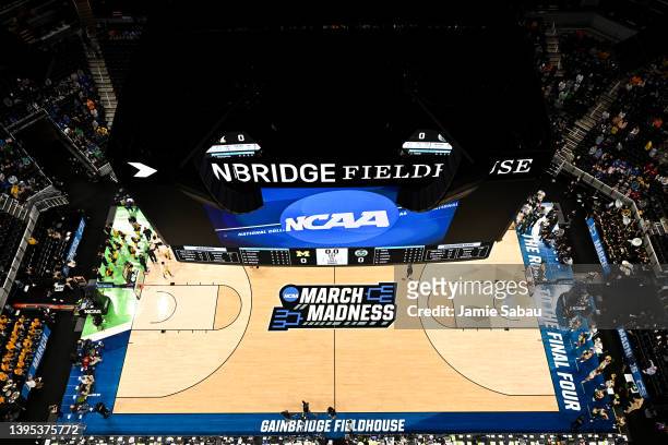 General view of the arena before the game between the Colorado State Rams and the Michigan Wolverines in a first round game of the 2022 NCAA Men's...