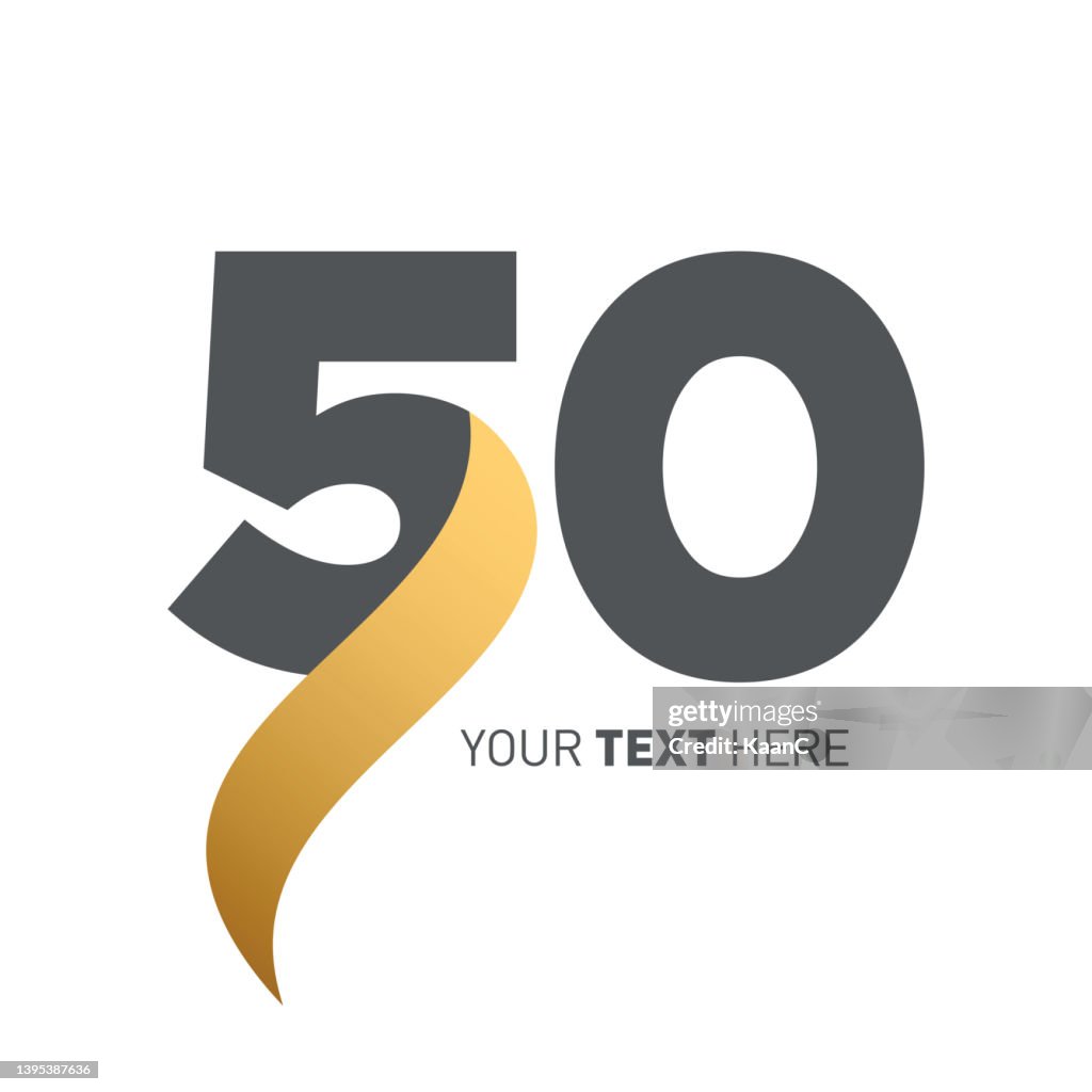 Jubiläumslogo-Vorlage isoliert, Jubiläumssymbol-Label, Jubiläumssymbol-Stock-Illustration