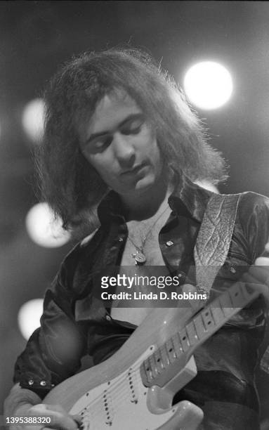 Ritchie Blackmore onstage with Deep Purple at Madison Square Garden in New York, March 13, 1974.
