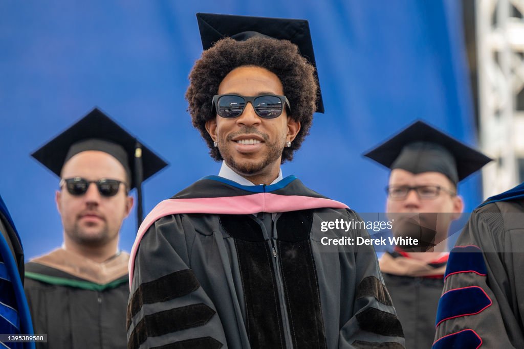 Chris "Ludacris" Bridges Receives Honorary Degree During The 2022 Georgia State University Commencement Ceremony
