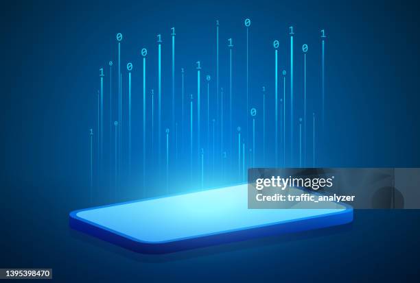 technical isometric background - smartphone - iphone background stock illustrations