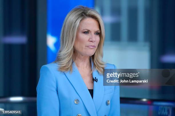 Fox anchor Martha MacCallum interviews Walker Hayes and Craig Allen Cooper during the "The Story With Martha MacCallum" at FOX Studios on May 04,...