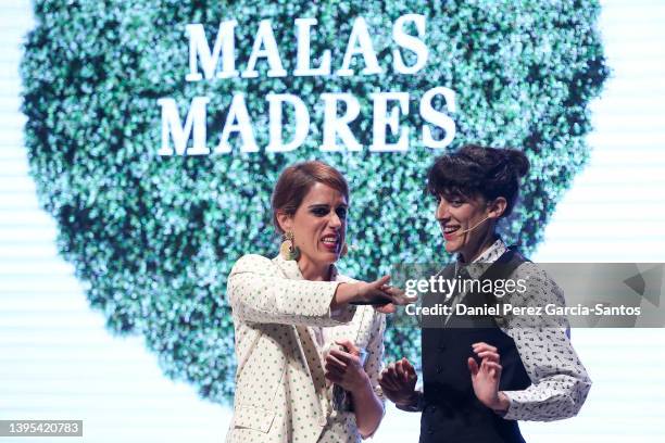 Laura Baena attends "La hora de Cuidarse" Tour on May 04, 2022 in Malaga, Spain. Malasmadres On Tour is a project that started in 2019 and includes...