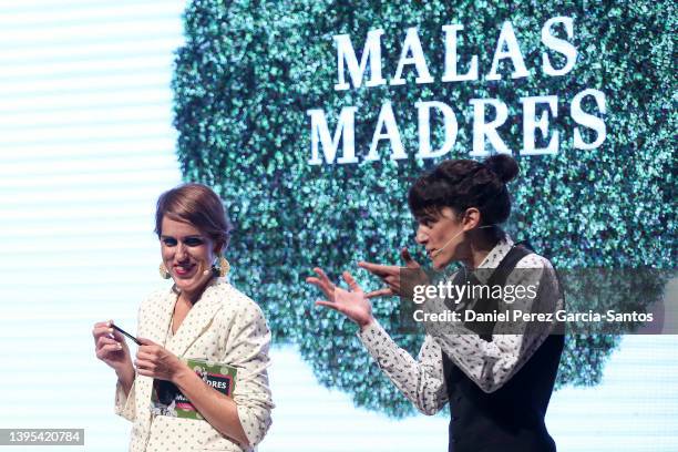 Laura Baena attends "La hora de Cuidarse" Tour on May 04, 2022 in Malaga, Spain. Malasmadres On Tour is a project that started in 2019 and includes...