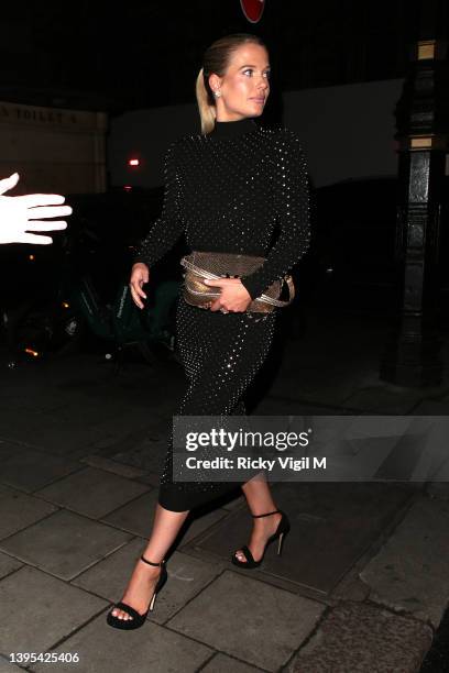 Lady Eliza Spencer seen attending the Michael Kors X Ellesse intimate cocktail party in celebration of the brands capsule collection partnership at...