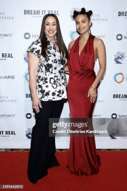 Dany Garcia and Zazie Beetz attend The Opportunity Network's 15th Annual Night of Opportunity Gala at Cipriani Wall Street on May 04, 2022 in New...