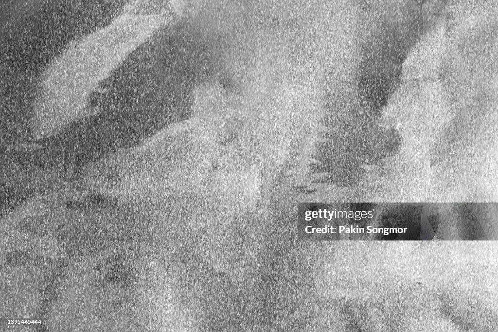 Close up of silver plastic foil background. Abstract background of silver color from paper.