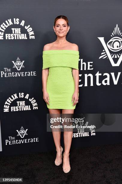 Maria Menounos attends Netflix's "The Pentaverate" after party at Liaison on May 04, 2022 in Los Angeles, California.