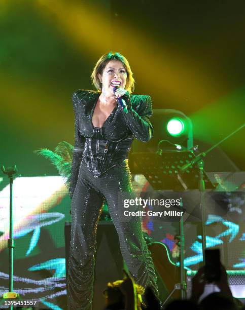 Alejandra Guzman performs in concert on the "Perrisimas Tour" at HEB Center on May 04, 2022 in Cedar Park, Texas.