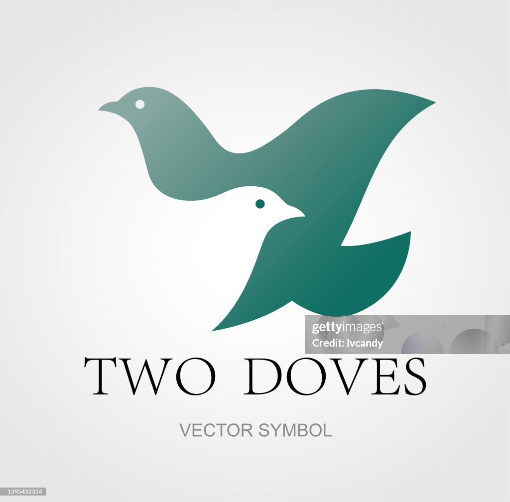 Doves symbol design