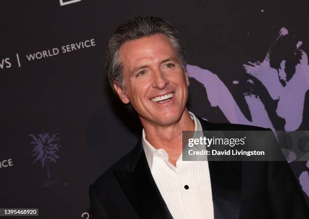 California Governor Gavin Newsom attends the Berggruen Prize Gala at Berggruen Hearst Estate on May 04, 2022 in Beverly Hills, California.