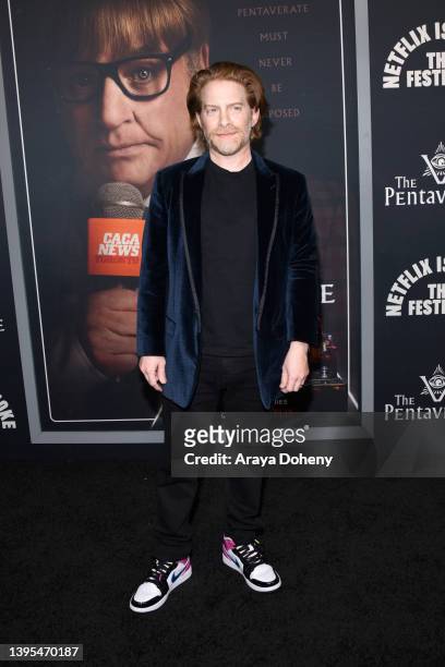 Seth Green attends NETFLIX IS A JOKE PRESENTS - Pentaverate Premiere + After Party on May 04, 2022 in Los Angeles, California.