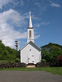Church on Molokai built by Father Damien
