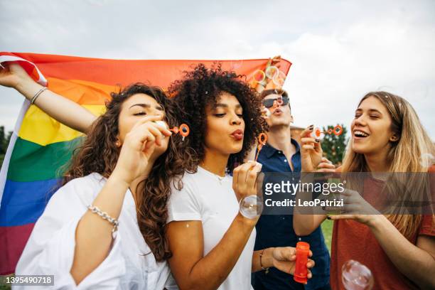 pride day celebrations - lgbtqi people stock pictures, royalty-free photos & images