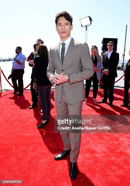Manny Jacinto attends the "Top Gun: Maverick" World Premiere on May 04, 2022 in San Diego, California.