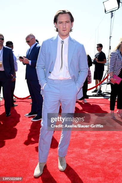 Lewis Pullman attends the "Top Gun: Maverick" World Premiere on May 04, 2022 in San Diego, California.