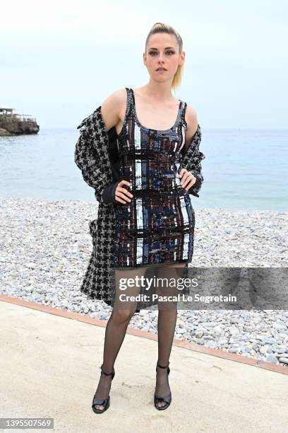 Kristen Stewart attends the Chanel Cruise 2023 Collection on May 05, 2022 in Monte-Carlo, Monaco.