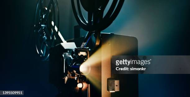 old cinema projector - cinema projector stock pictures, royalty-free photos & images