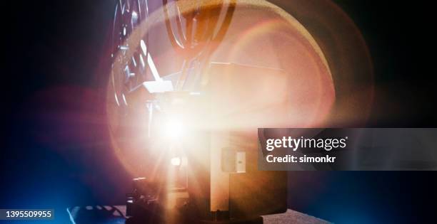 old cinema projector - film projector stock pictures, royalty-free photos & images