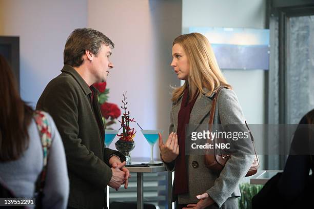 House -- "Don't Ever Change" Episode 12 -- Pictured: Robert Sean Leonard as Dr. James Wilson, Anne Dudek as Dr. Amber Volakis --