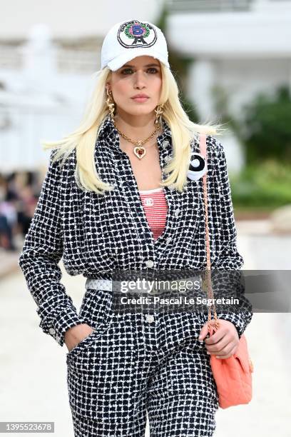 Model walks the runway during the Chanel Cruise 2023 Collection on May 05, 2022 in Monte-Carlo, Monaco.