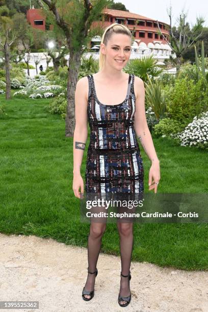 Kristen Stewart attends the Chanel Cruise 2023 Collection on May 05, 2022 in Monte-Carlo, Monaco.